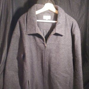 Merona Men 2xl Grey front zipper jacket